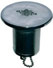 Bouchon Waste pont de bateau en acier inoxydable poli 38mm