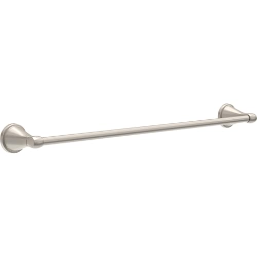 Delta Faucet Becker (1-Pack) 24 Bathroom Towel Rack/Bar SpotShield Brushed Nickel Wall Mounted BCK24-DN