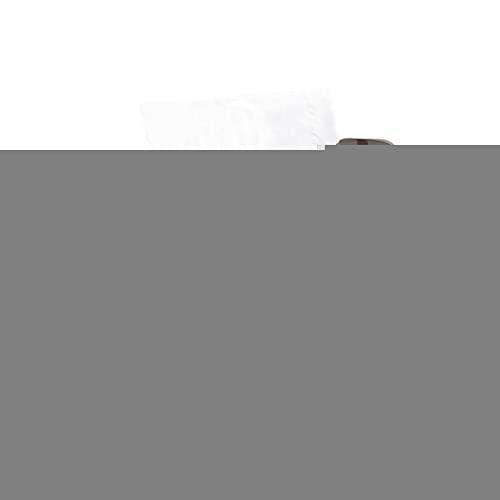 Zceplem Soporte para caja de pañuelos - Bolsa de papel simple con diseño de hebilla superior | Soporte de papel para almacenamiento de servilletas, para visera, asiento trasero, mesa, cuarto de baño
