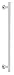 Emtek 87001 Freestone Appliance Pull Polished Chrome (12" Centers)