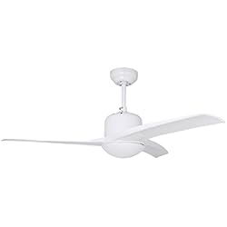 Ventilador Orbegozo Carrefour Orbegozo CP 92105 Ventilador de Techo con Luz, Mando a Distancia, Diámetro de Aspas 105 cm, Temporizador, 3 Velocidades, 50 W, Color Blanco