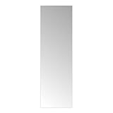 LOLAhome Espejo de Pared Blanco de 145x45 cm Rectangular, con Marco Fino de...