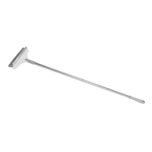 KICHOUSE Long Handle Indoor Broom for Bathroom Floor Cleaning Durable Scrubbing Brush with Stiff Bristles Versatile Tool for Kitchens Toilets and Hard to Reach Areas