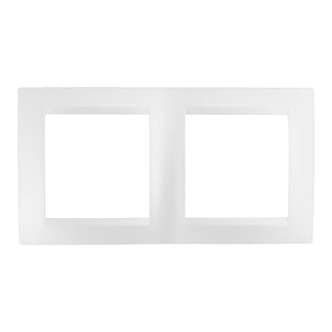 Marco 2 elementos Simon serie 15 blanco Cover