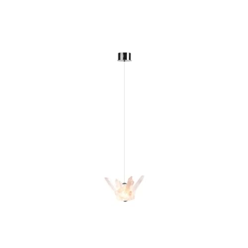 Lampe suspendue LED en cristal LWX pour éclairage de chevet et bureau
