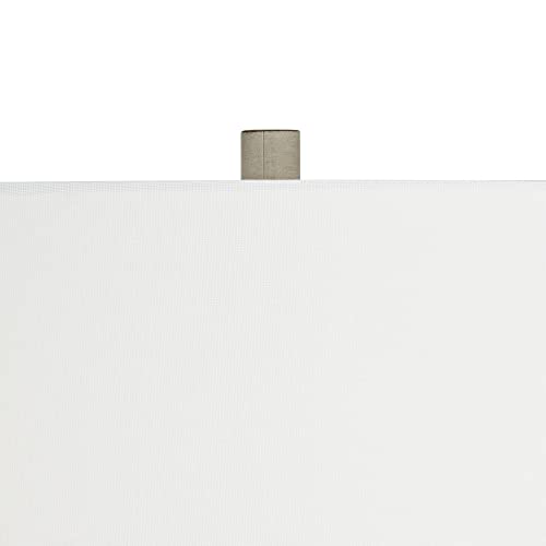 Lámpara de mesa Possini Euro Design 30 pulg blanca beige miniatura 3