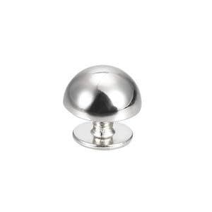 #US 20 Sets 10x6mm Screw Back Rivets Solid Round Head Leather Studs Silver