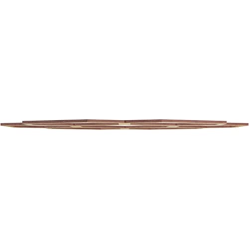Image of Ekena Millwork 24 inchOD x 10 1 /4 inchID x 1 /4 inchT Florin Wood Fretwork Pierced Ceiling Medallion, Birch