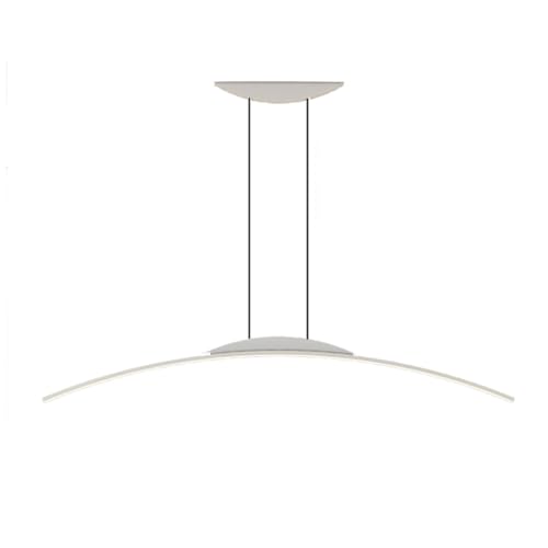 Suspension LED moderne 16W blanche à intensité variable pour salle à manger