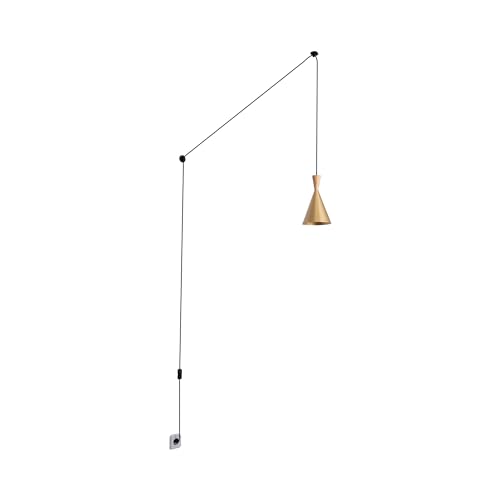 B·LED BARCELONA LED - Lámpara colgante nórdica con cable y enchufe Lima