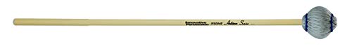 Maillets de marimba medium hard en rotin et laine gris clair pour percussionniste