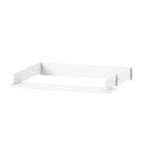 Veres klappbarer Wickelaufsatz/Wieckelblock für die Kommode, Breite 90cm (Weiß)
