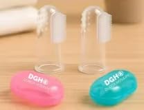 Kids Soft Silicone Finger Toothbrush Reusable Pack of 2 | For Kids, Reusable, Pack of 2, Soft Bristles, Finger Brush-picture-24