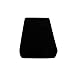 Isaac Kieran Jet Black Velvet Necklace Gift Box Travel Storage Display Case 7"x4.3"