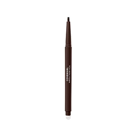 CoverGirl Perfect Point Plus Eyeliner Pencil, Espresso, Long-Lasting, Versatile Brown Eyeliner, Soft Smudging Tip, No Sharpening Needed, Pack of 1 Cover