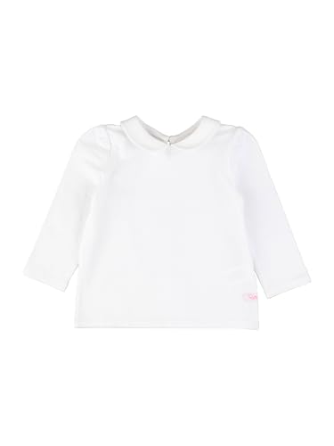RuffleButts Toddler/Girls Peter Pan Collar Long Sleeve Top Shirt