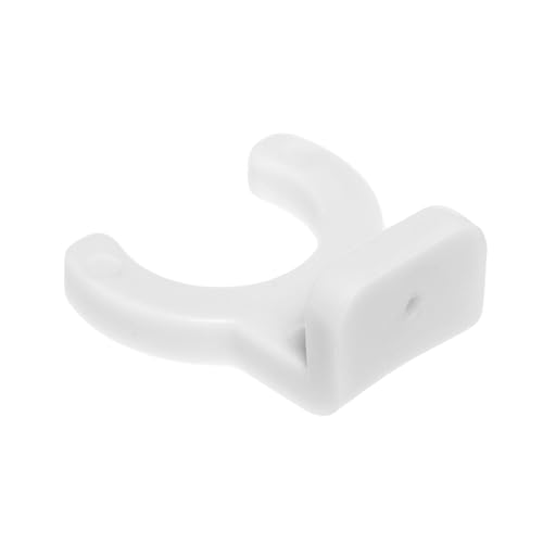 White Plastic Mounting Bracket for Night Light Shade - Clips onto Night Light Module Base - Pack of 10