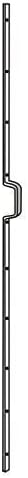 London Bar/Birmingham Bar/Door Reinforcement Anti Ram - 1981 mm - Stainless Steel - 1981x16x5mm - 30x97mm
