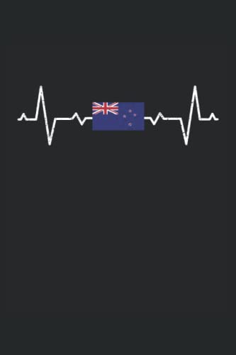 Nueva Zelanda: Kiwi Nueva Zelanda Bandera |Libreta DIN A5 6x9 pulgadas |cuaderno diario planificador |120 páginas |punteado