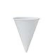 Solo 42R-2050 4.25 oz White Paper Cone Cups (Case of 5000)