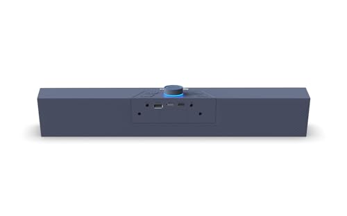 Image of amazon basics X20R 20W Bluetooth Soundbar with 2000mAh Battery | 2X Bass | Up to 9hrs of Playback | Bluetooth 5.3, Aux in, USB, Micro TF Card Connectivity (Blue)