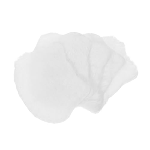 Tapis de bureau décoratif pour chambres en peluche blanche miniature Toddmomy