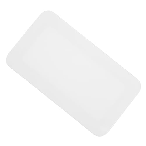 Cabilock Rectangular Dessert Dish Serving Plate for Appetizers Fruits and Breads Easy to Clean Lightweight for Entertaining and Housewarming