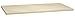 Tennsco 307-CPY Extra Jumbo Cabinet Shelf, 48" Width, 24" Depth, 1-5/16" Height, 400 lb Load Capacity, Champagne/Putty