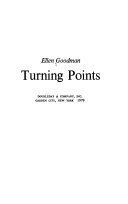 Hardcover Turning points by Ellen Goodman (1979-05-03) Book