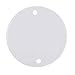 MECCANIXITY 10Pcs PVC Conduit Lid Round Junction Box Cover PVC Round Circular Box Lids 65mm OD for Conduit Box