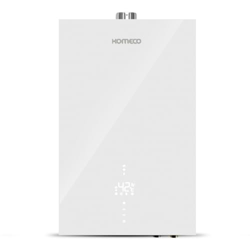 Aquecedor De Água A Gás Komeco 26 Litros KO 26WH Decor GLP Branco Com Wifi