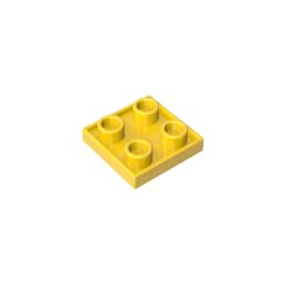 GDS-90248 2x2 Double-Sided Plate MOC Building Blocks, Yellow, 50 PCS — image 1
