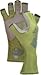 Fish Monkey FM11-SAGE-L Half Finger Guide Glove Sage- Large