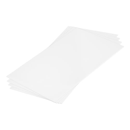 MECCANIXITY ABS Plastic Sheet 10 Inch x 6 Inch x 0.02 Inch ABS Styrene Sheets for Building Model DIY Crafts Panel White 4 Pcs