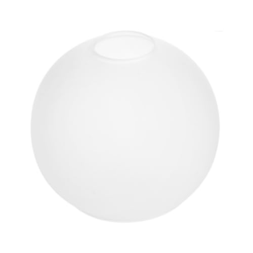 Image of 1 Pack Lamp Glass Shade Globe, White Frost Glassshade Covers Replacements for Light Fixtures, 1.65 In Fitter 6.5 In Height 7.5 In Diameter Globes Lampshades for Wall Sconces Chandelier Pendants