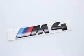  ORIGINALE BMW M4 emblema logo nero