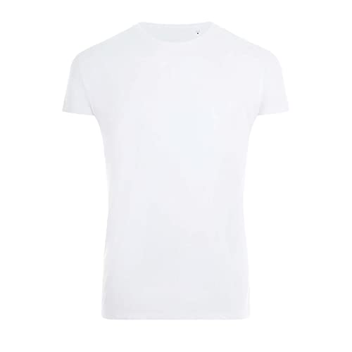 T-shirt coton bio anti irritation col rond confortable en taille M