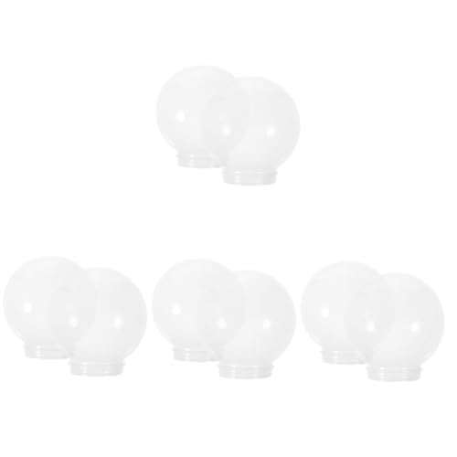 Amosfun 8 Pcs Acrylic Lampshade Chandelier Pendant Lights Replacement Lamp Shade Pendant Lamp Shade Lamp Shades Light Shade Decorative Lampshade Acrylic Lamp Shade Replacement White