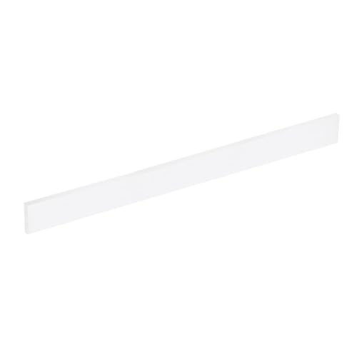 Image of MECCANIXITY UHMW Sheets, Hard Ultra High Molecular Weight Polyethylene Sheets Plastic Sheet, 34 inch x 2-3 /4 inch x 1 /2, White