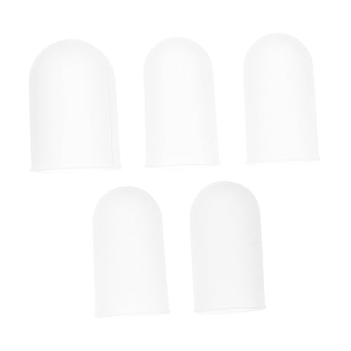 BEBEMOKO 5Pcs Silicone Wear Resistant Protective Covers with Non Slip Design for Comfortable Use and Enhanced Grip for Kitchen and Craft Work