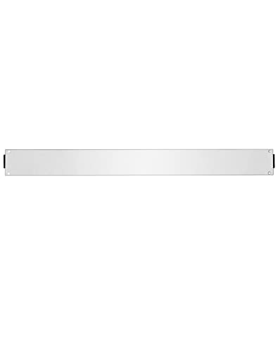 QWORK® 2 Stück Bonschiene Bonhalter Wandhalterung Aluminiumlegierung Klemmschiene für Catering Cafés Kneipen Bars (60cm)