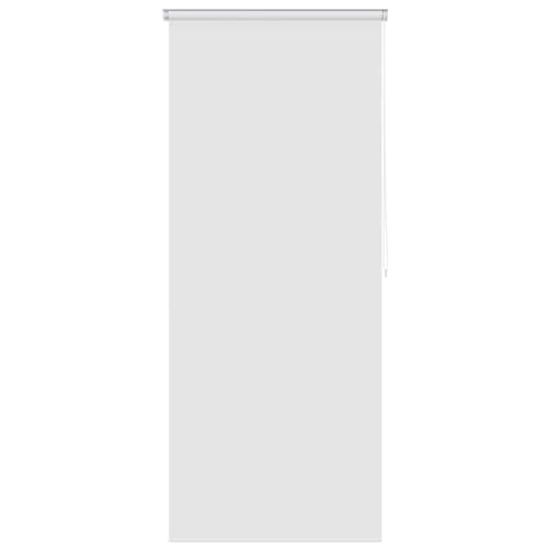 vidaXL Store Roulant de Douche 80x240 cm Blanc Rideau de Douche Salle de Bain