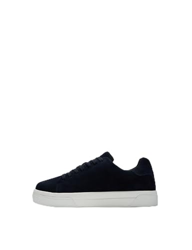 SELECTED MEN Slhdavid Chunky Suede Sneaker 2.0 Noos, Dark Navy, 42 EU