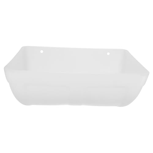 Happyyami Chicken Feeder Automatic Coop Feeding Container for Poultry Spatter Design Lightweight Washable for Ducks Geese and Chickens Durable Feeding