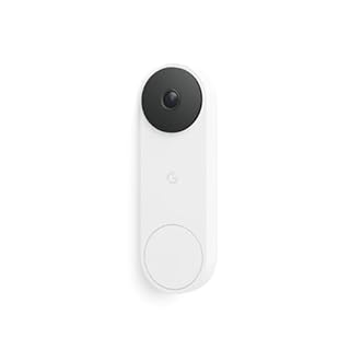 Google Nest Doorbell (Wired, 3rd Gen) - 2K Video and Gemini, Live View, Night Vision, 2-Way Audio - Works with Google Home - 2025 Model - Snow