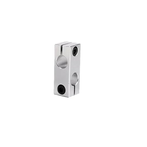 Flozari Shaft Cross Fixing clamp 1pcs Aluminum Alloy Optical Axis Cross Block Steel Dia 6 8 10 12 14 15(Different 6x10mm)