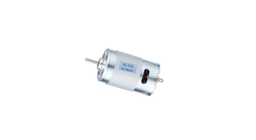 Image of RS 555 DC Motor Multipurpose Brushed High Speed Metal 12V RS-555 PCB Drill | RS 555 High Speed High torque metal bush motor for Multipurpose Scientific Industrial Electronic Hobby projects Fan Propeller