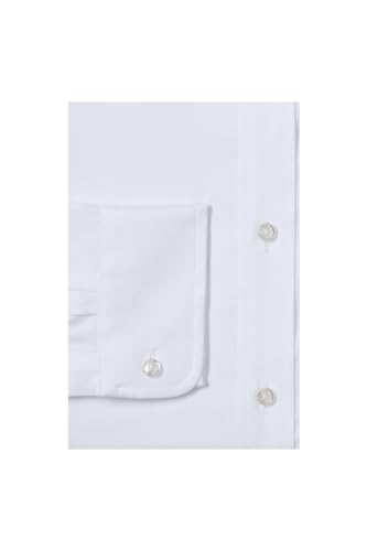 Lands' End Men's Solid No Iron American-Grown Supima Pinpoint Straight Collar Dress Shirt3