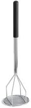 Tablecraft 24" Round Face Potato Masher with Black Handle