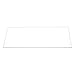 Bosch Siemens 743201 00743201 Glasplatte Glasablage Glastrageplatte Glasabdeckung Glasabstellplatte 400x160mm Gefrierschrank Kühlschrank auch Neff Constructa Balay